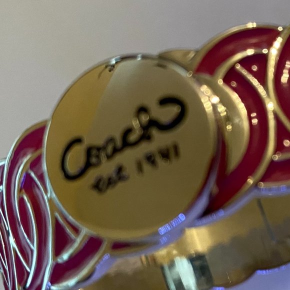 Coach Pink  Hinge Bracelet - Picture 4 of 4